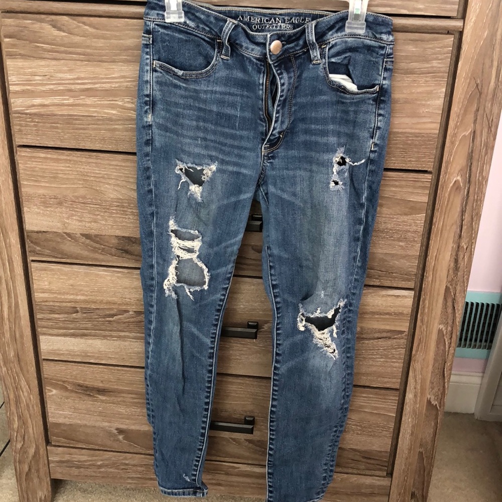 Medium wash jeans